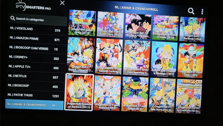 Schermafbeelding van Bestecode IPTV bij Jeroen Mulder