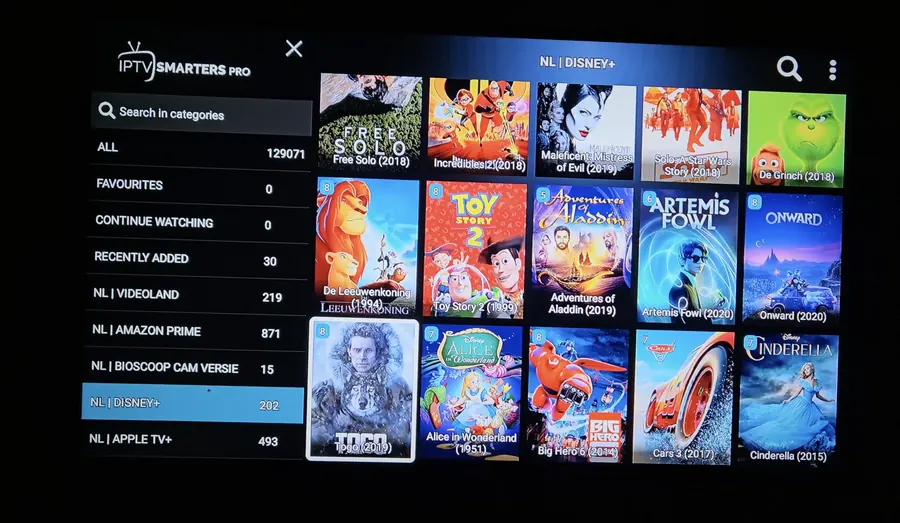 Schermafbeelding van Bestecode IPTV bij Sofie Janssens