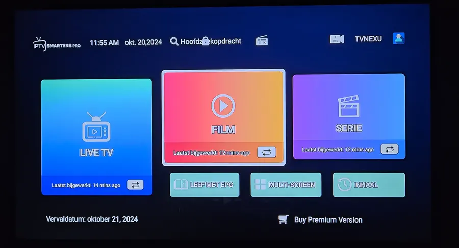 Schermafbeelding van Bestecode IPTV bij Kevin De Smet